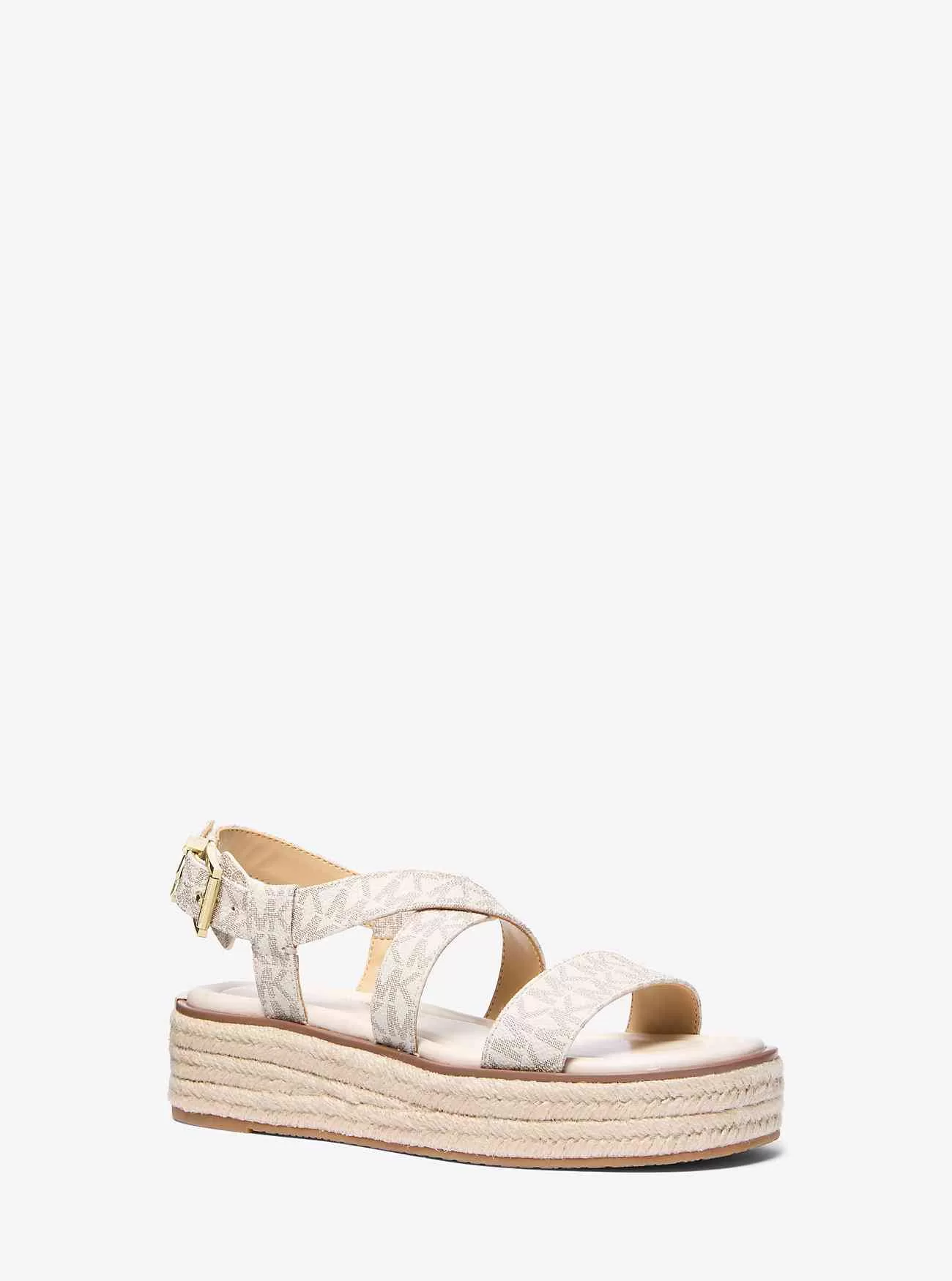 Lynn Signature Logo Plateau-Espadrille-Sandale